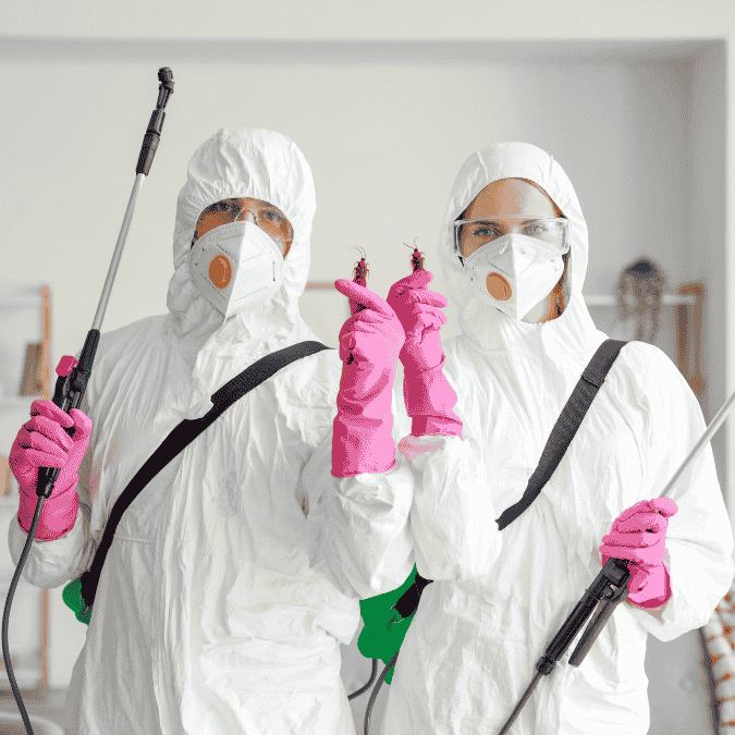 How much does pest control cost? Pest Control Specialists with Cockroaches in Room